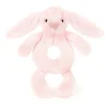 Baby Jellycat Bashful Kanin, Lyserod Rangle