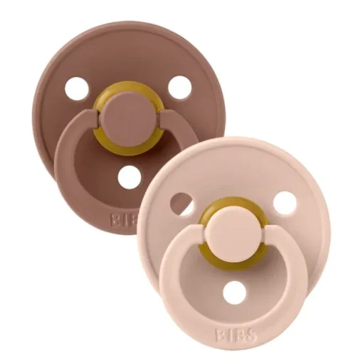 Bibs 2Pk Colour Latex Str.2, Woodchuck/Blush