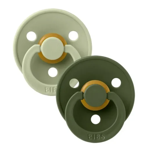 Bibs 2Pk Colour Latex Str. 1, Sage/Hunter Green