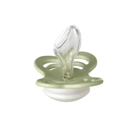 Bibs 2Pk Couture Glow Silikone Str.2, Sage/Cloud
