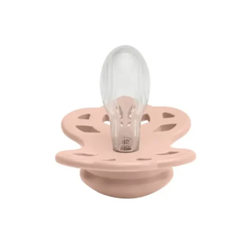 Bibs 2Pk Infinity Silikone Str.2 Blush/Woodchuck
