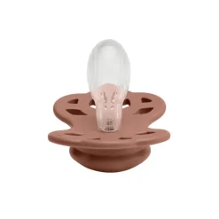 Bibs 2Pk Infinity Silikone Str.2 Blush/Woodchuck