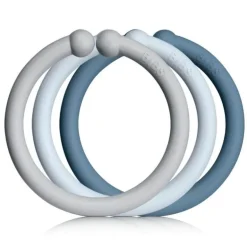 Bibs 12Pk Loops, Baby Blue/Cloud/Petrol