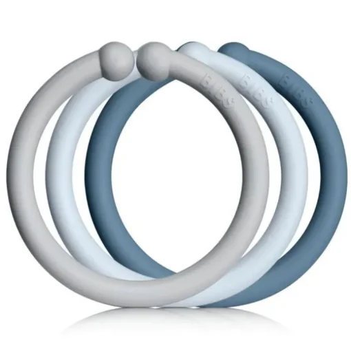Bibs 12Pk Loops, Baby Blue/Cloud/Petrol