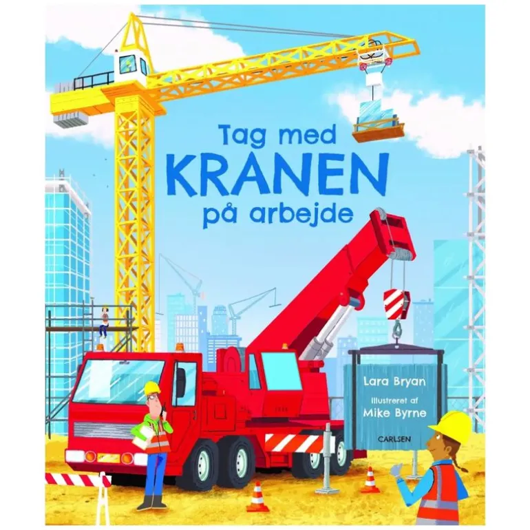 Bog Tag Med Kranen Pa Arbejde