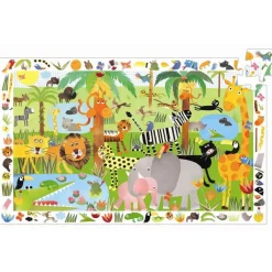 Djeco Observationspuslespil Jungle 35 Brikker