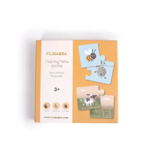 Filibabba Puslespil - Hvor Bor Jeg?