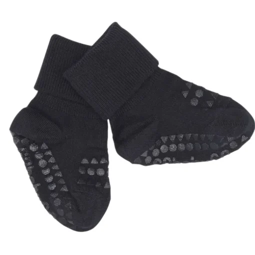 Gobabygo Bamboo Non-Slip Sokker 1-2Y Dark Blue