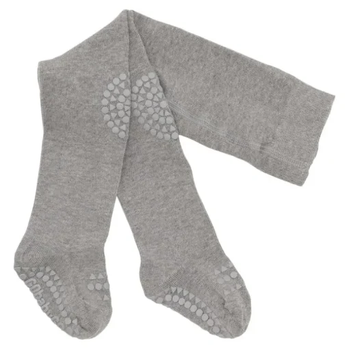 Gobabygo KravleStrømpebukser 12-18Mdr. Grey Melange