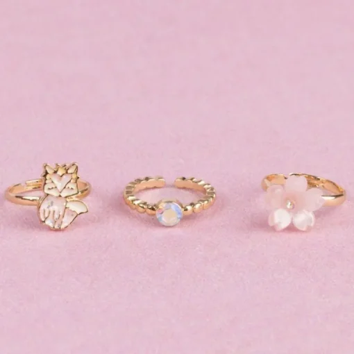 Great Pretenders 3Pk Foxy Floral Rings