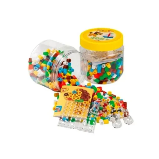 Hama Maxi 400+ Perler + 2 Perleplader - Gul