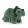 Jellycat Fossily Triceratops, Mini 10 Cm