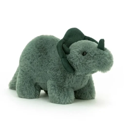 Jellycat Fossily Triceratops, Mini 10 Cm
