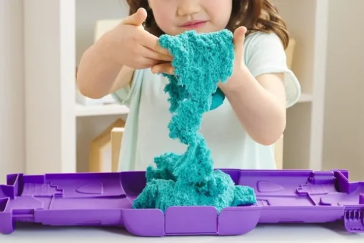Kinetic Sand Castle Case - Lime Gre