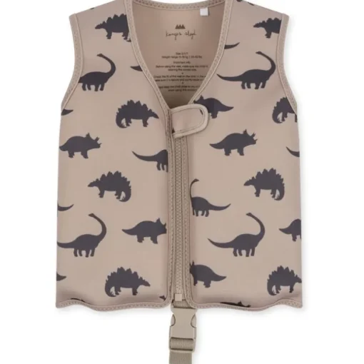 Konges Slojd Float Vest Str.3-6 Ar, Dino Silhuette