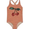 Konges Slojd Jade Swimsuit Str.4 Ar, Glitter Stripe