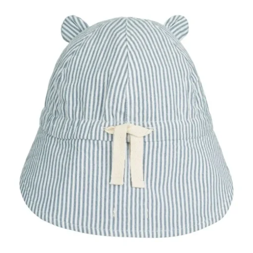 Liewood Gorm Vendbar Solhat Str.9-12Mdr, Stripe/Blue