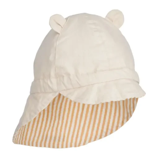 Liewood Gorm Vendbar Solhat Str.9-12Mdr, Stripe/Yellow