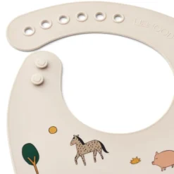 Liewood 2Pk Tilda Silikone Hagesmaek, Farm/Sandy