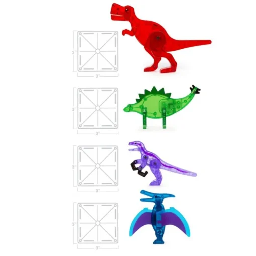 Magna-Tiles Dino World, 40 Dele