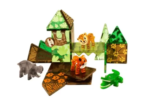 Magna-Tiles Jungle Dyr, 25 Dele