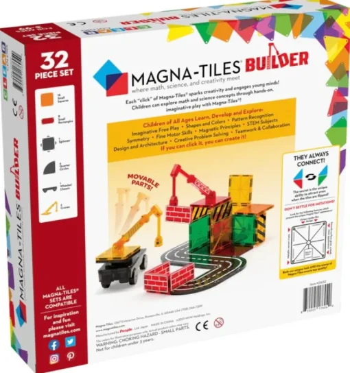 Magna-Tiles Konstruktion/Builder, 32 Dele