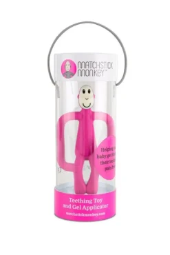 Matchstick Monkey Teething Pink