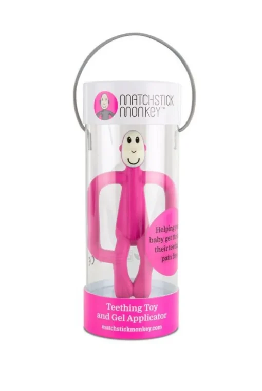 Matchstick Monkey Teething Pink