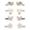Mimi & Lula 8 Harclips - Mini Garden Tulip