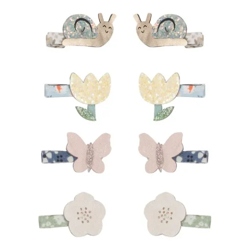Mimi & Lula 8 Harclips - Mini Garden Tulip