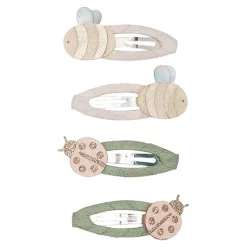 Mimi & Lula 4 Harspaender - Bee & Ladybird
