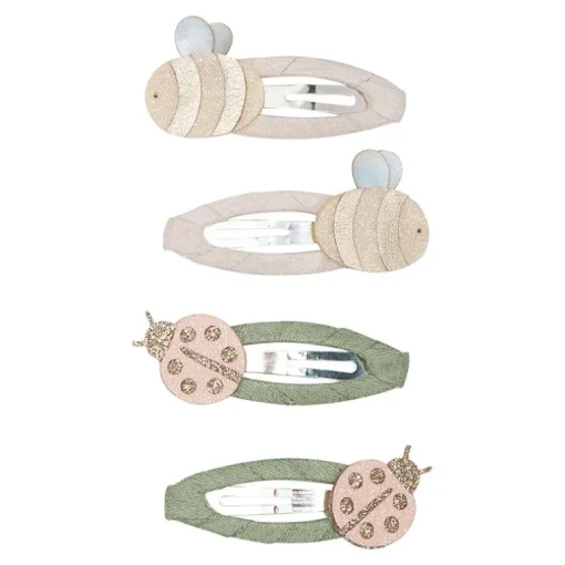 Mimi & Lula 4 Harspaender - Bee & Ladybird