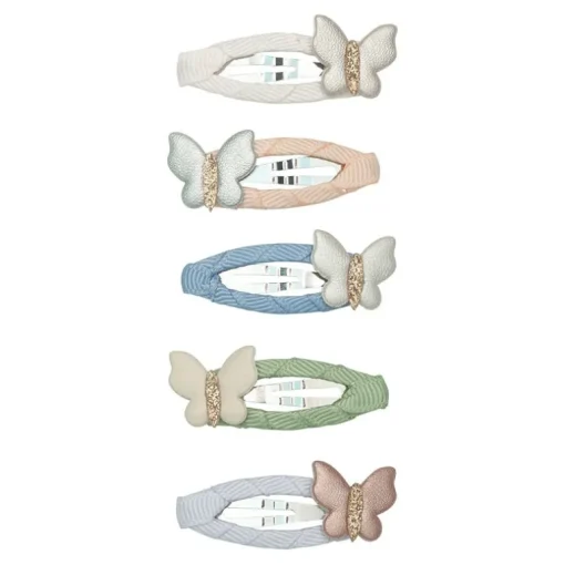 Mimi & Lula 5 Harspaender - Mini Pastel Butterfly