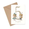 Mouse & Pen A6 Kort Tillykke Talkort - 5 Ar