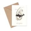 Mouse & Pen A6 Kort, Tillykke Talkort - 6 Ar