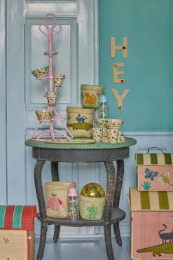 Rice Mellem Melamin Skal - Lys Bla - Sweet Jungle