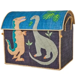 Rice Raffia Stor Opbevaringshus - Dino
