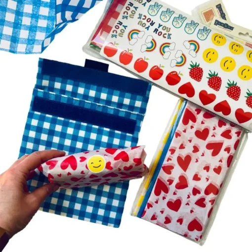 Yumbox Sandwich Papir Wrap, Hjerter 40 Ark