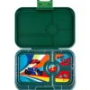 Yumbox Tapas 4 Rum, Green/Race Car