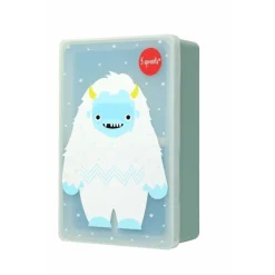 3 Sprouts Madpakken*Madkasse I Silikone, Afskylige Snemand