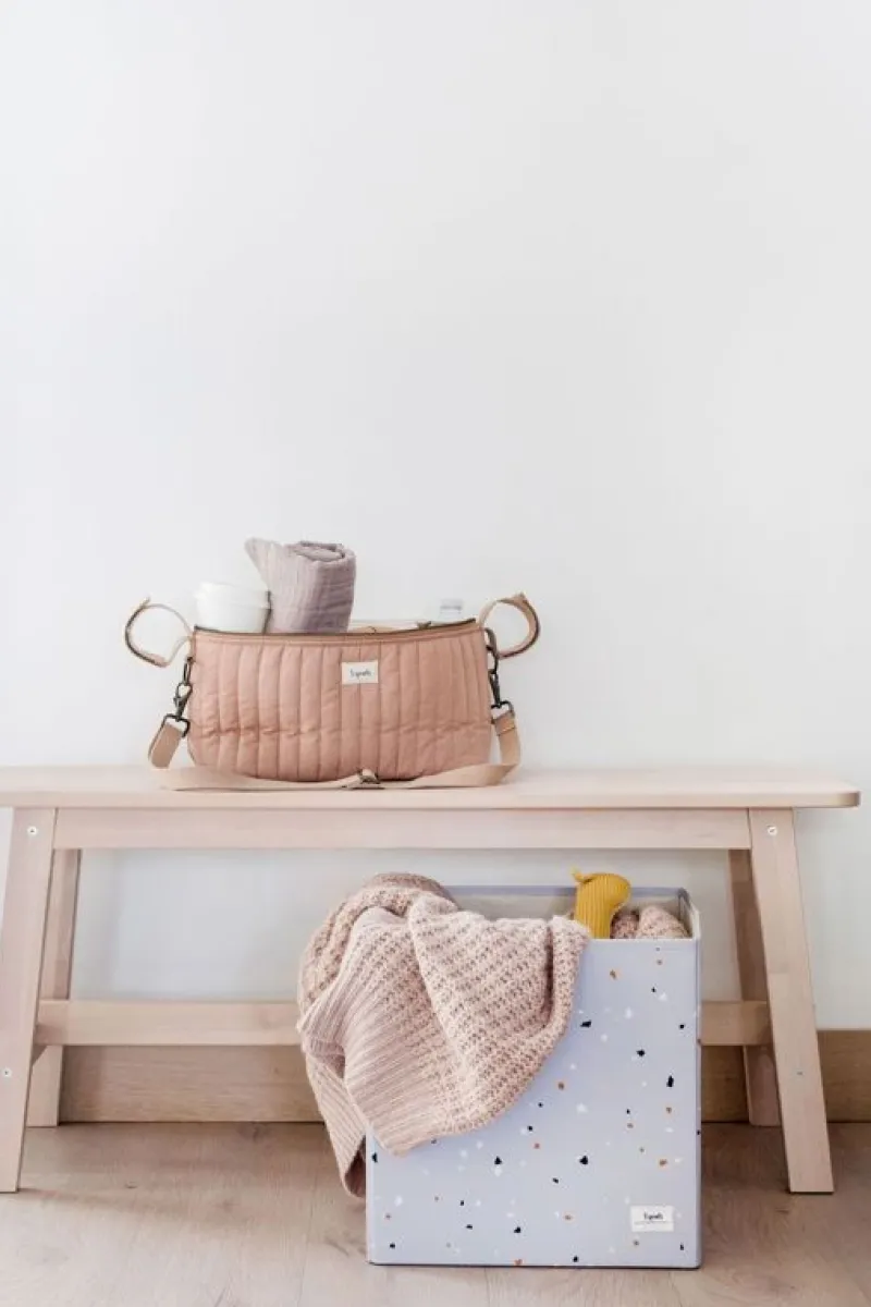 3 Sprouts Opbevaring*Opbevaringskasse, Terrazzo/Lysegra