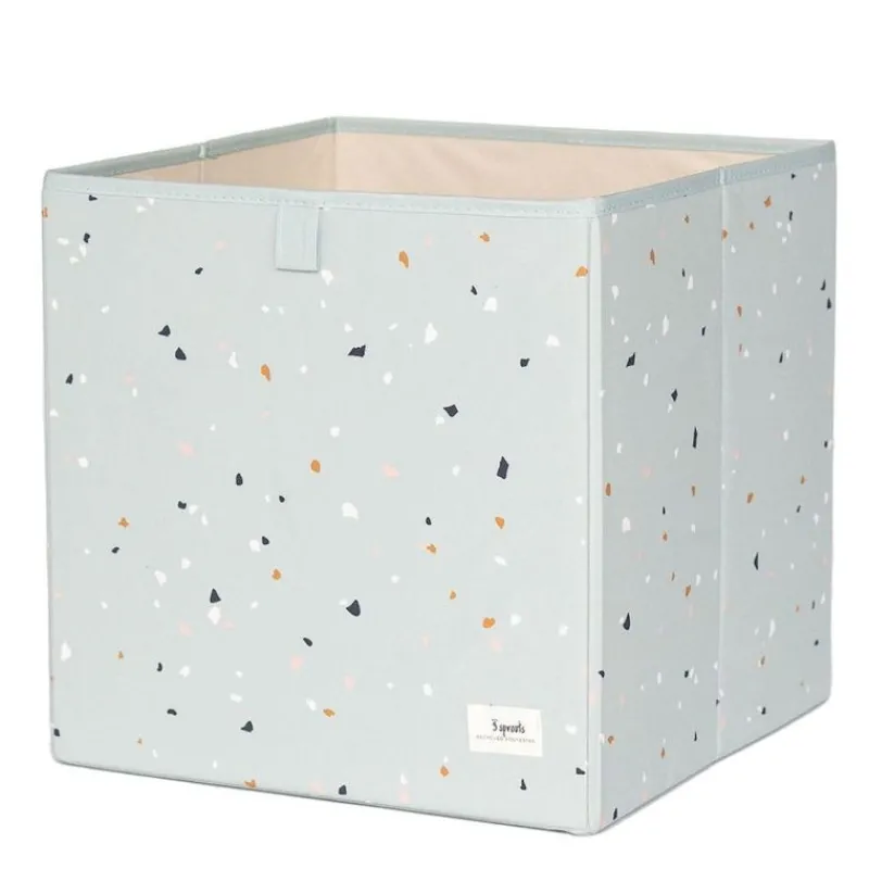 3 Sprouts Opbevaring*Opbevaringskasse, Terrazzo/Gron