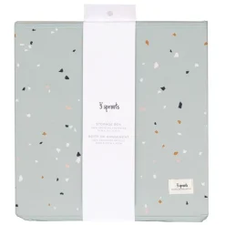 3 Sprouts Opbevaring*Opbevaringskasse, Terrazzo/Gron
