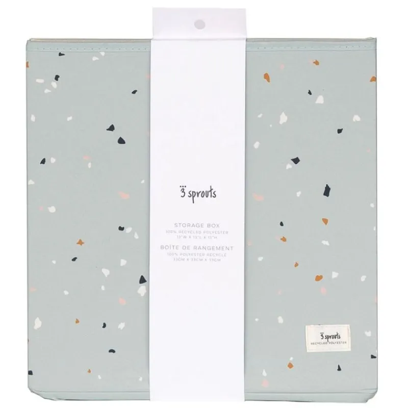 3 Sprouts Opbevaring*Opbevaringskasse, Terrazzo/Gron