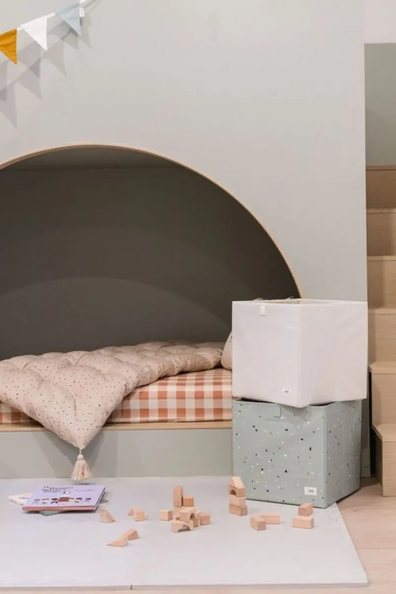 3 Sprouts Opbevaring*Opbevaringskasse, Terrazzo/Gron