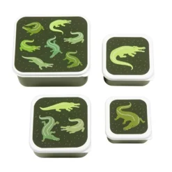 A little lovely company Madpakken*Snackbox Saet, Krokodiller