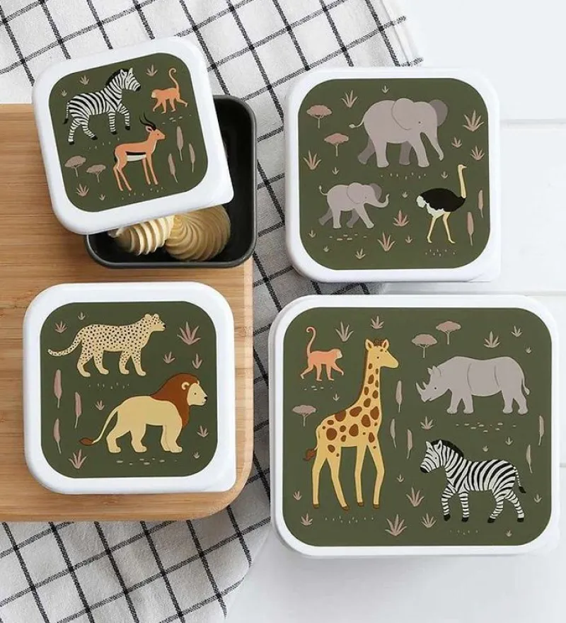 A little lovely company Madpakken*Snackbox Saet, Savanna