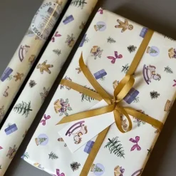 All by Voss Gavepapir Og Bånd*Gavepapir - Cookie