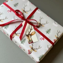 All by Voss Gavepapir Og Bånd*Gavepapir - Deer