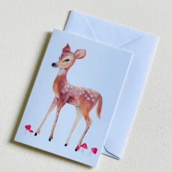 All by Voss Kort*Kort A7, Blue Bambi